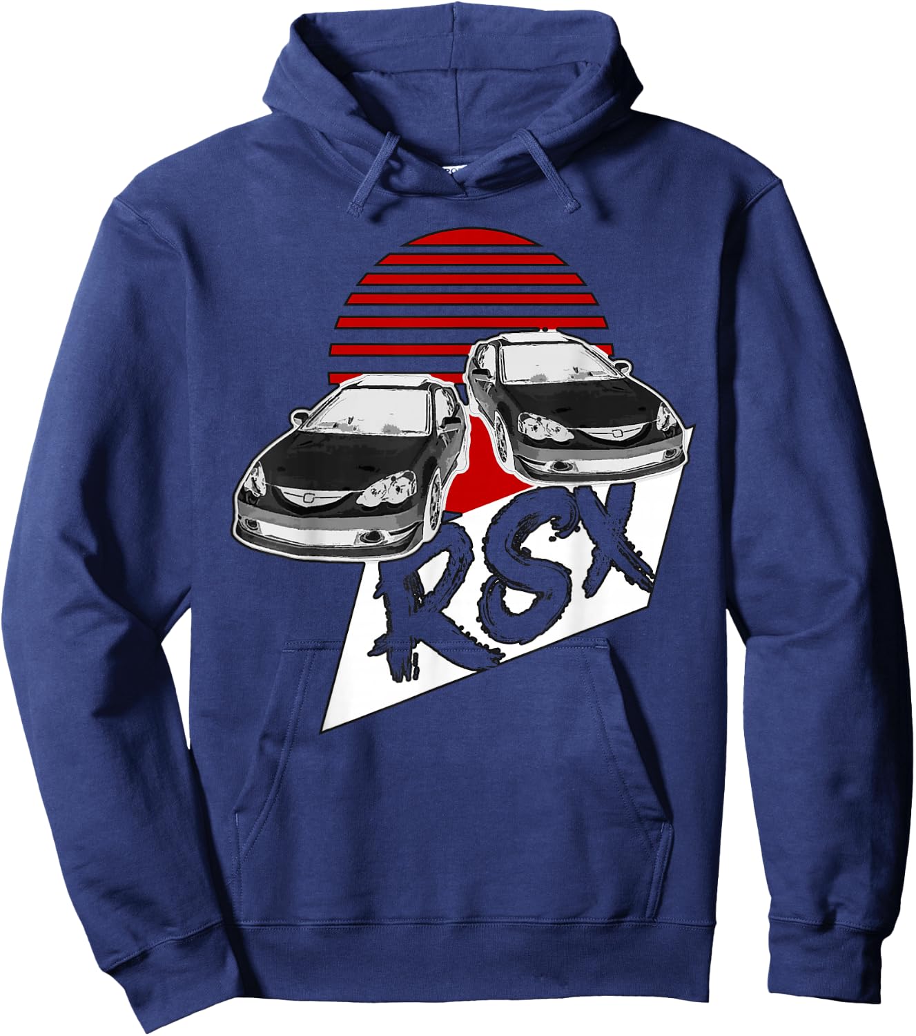 Rexy RSX DC5 4banger Sports Coupe Race Car JDM Hoodie - Hoodie | Navy