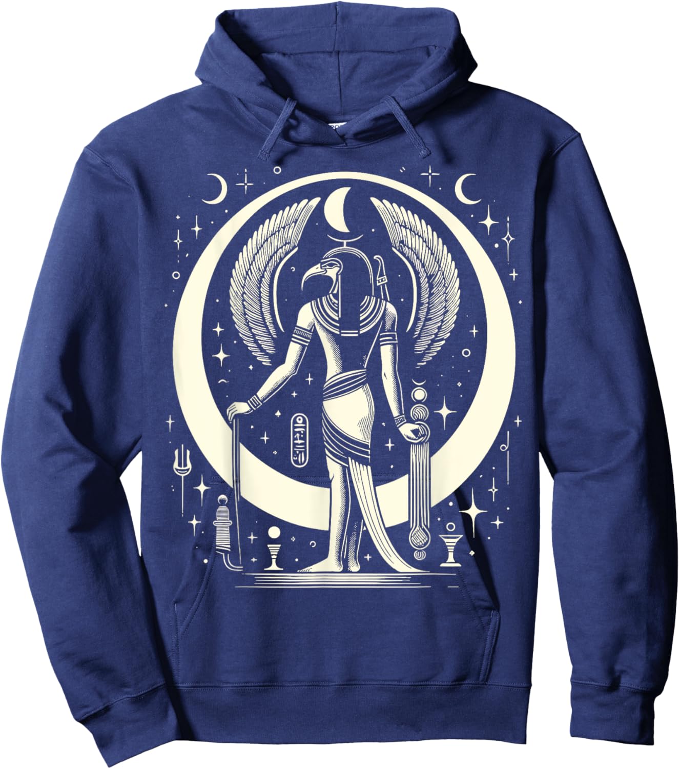 Thoth Egyptian Mythology Diety Ibis Ancient Egypt Hoodie - Hoodie | Navy