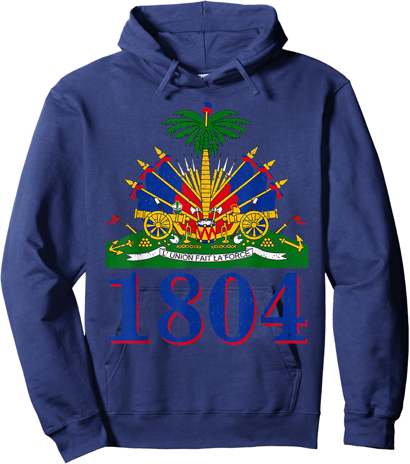 1804 Shirt | Cute Haiti Year Of Independence Gift Hoodie - Hoodie | Navy