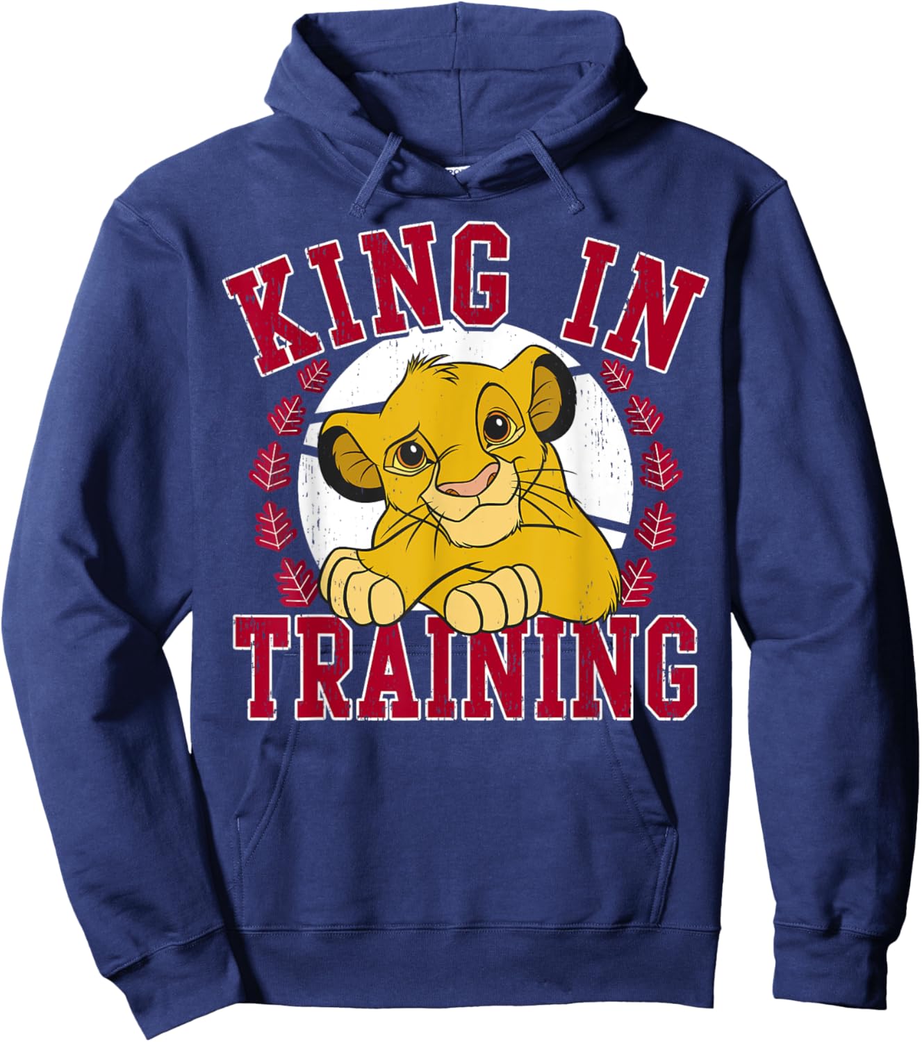 Disney The Lion King Simba King In Training Portrait Hoodie - Hoodie | Navy