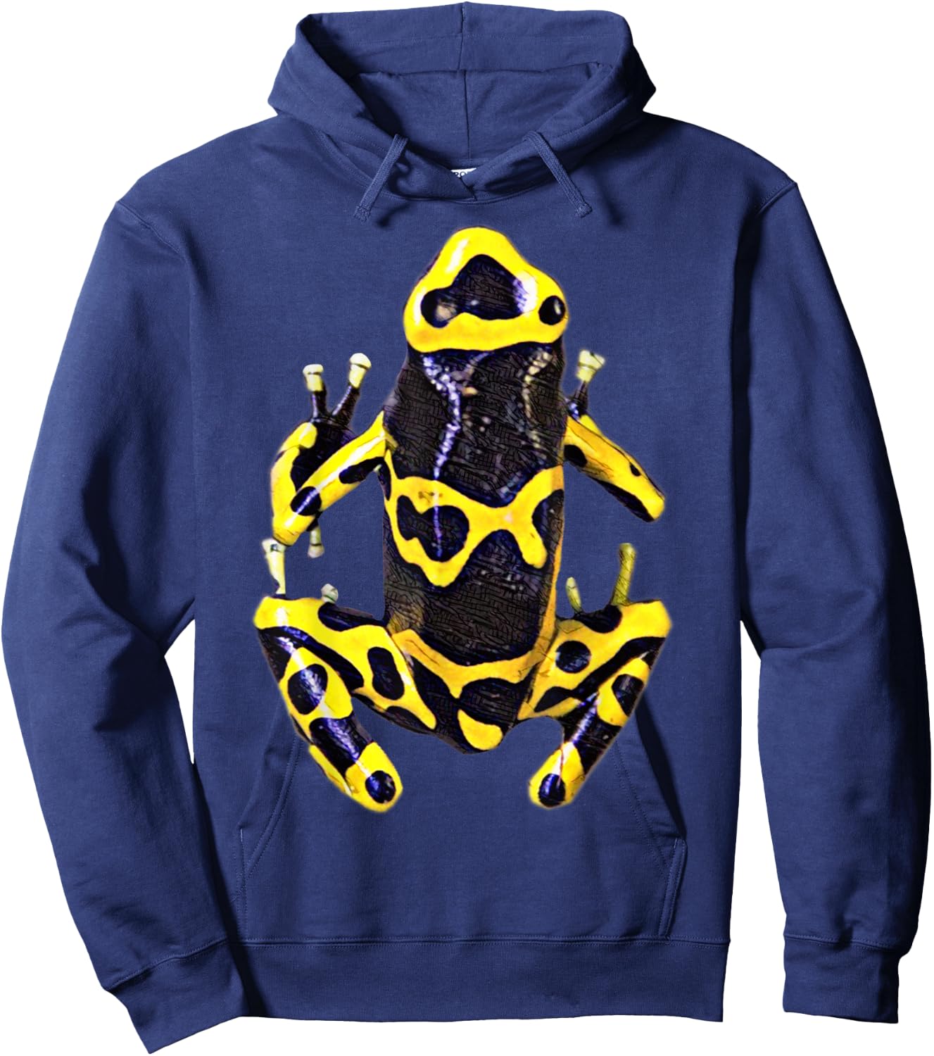 Yellow Poison Arrow Frog Designs Poison Dart Arrow Frog Hoodie - Hoodie | Navy