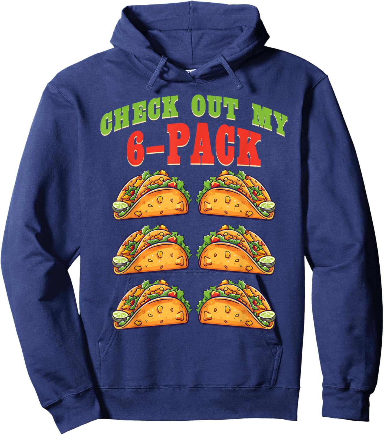 Fitness Taco Funny Mexican Gym For Taco Lovers Men Hoodie - Hoodie | Navy