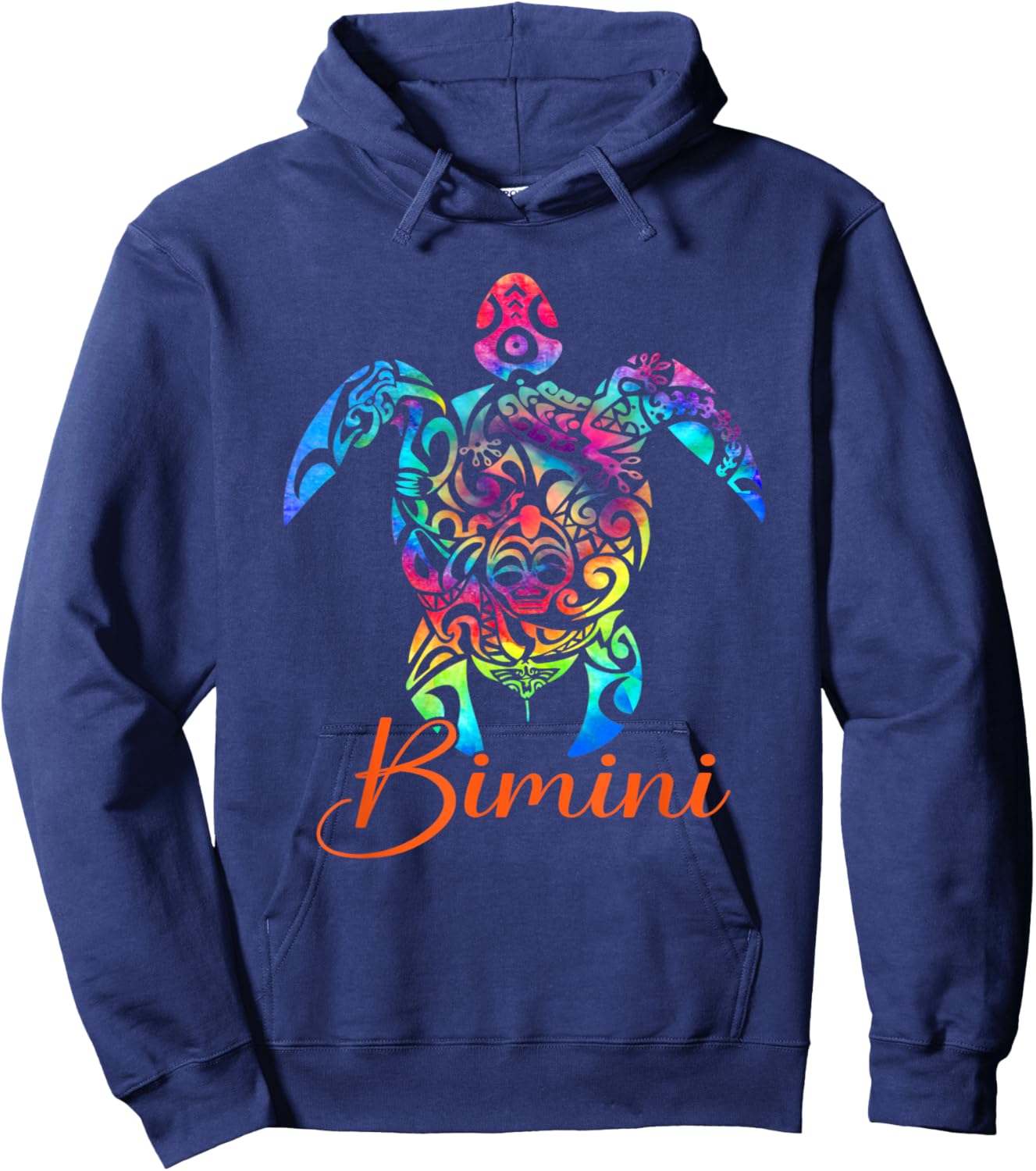 Bimini Bahamas Sea Turtle Family Vacation Summer Beach 2026 Hoodie - Hoodie | Navy