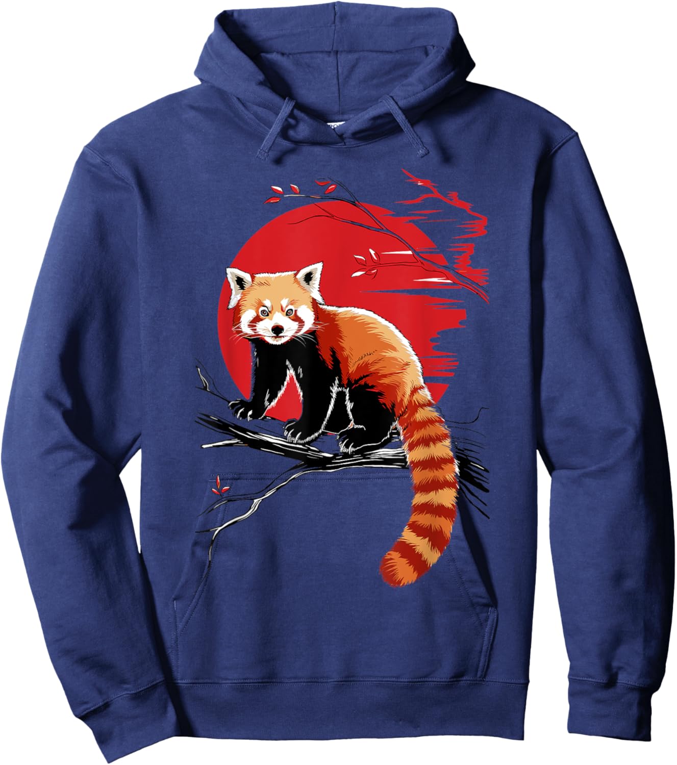 Red Panda Hoodie - Hoodie | Navy