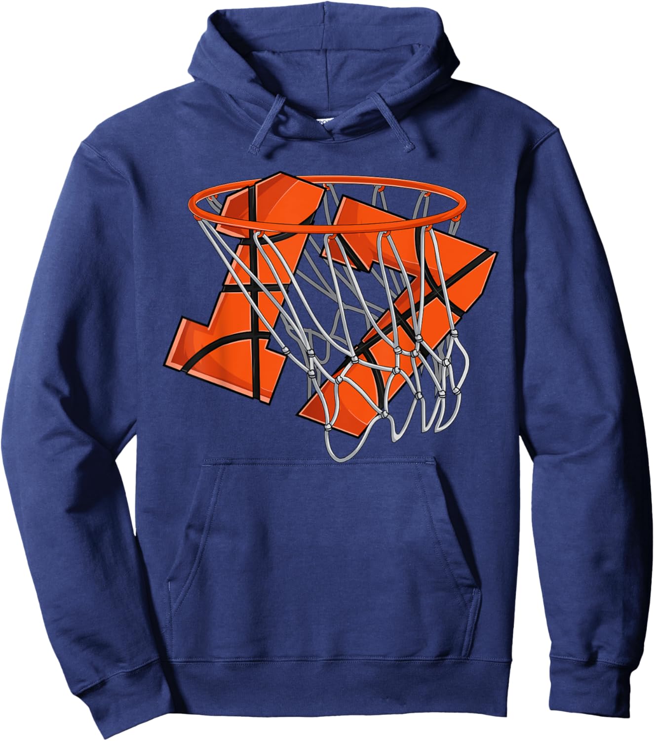 17th Birthday Basketball Shirt Men, Boys 17 Year Old Hoodie - Hoodie | Navy