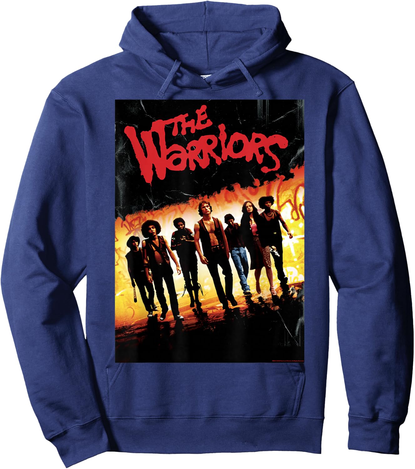 The Warriors Classic Poster Small Hoodie - Hoodie | Navy