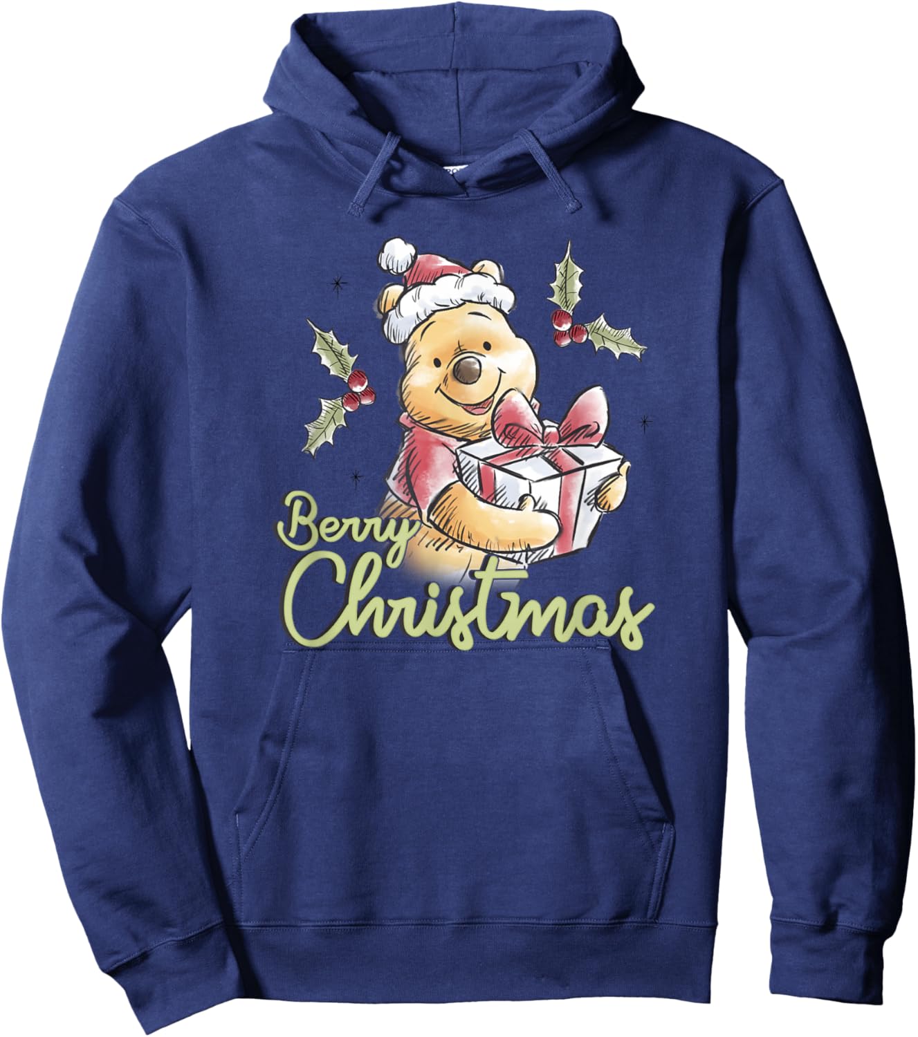 Disney Winnie the Pooh Berry Christmas Hoodie - Hoodie | Navy