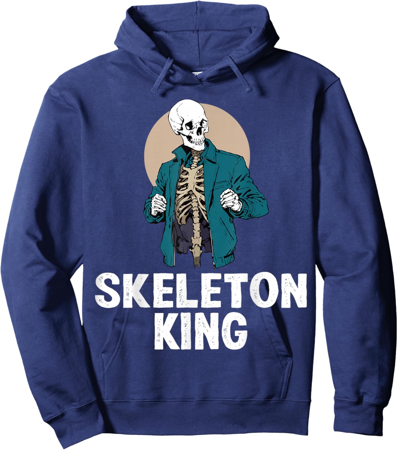 Skeleton King Hoodie - Hoodie | Navy