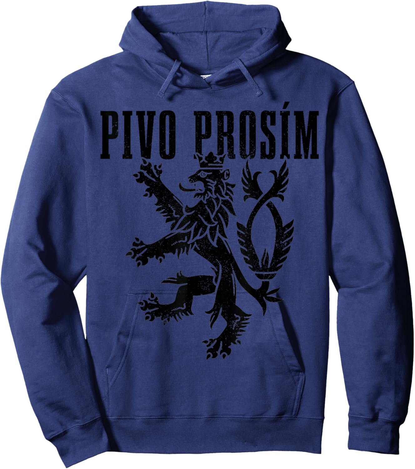 Pivo Prosim Beer Please In Czech Republic Language Prague Hoodie - Hoodie | Navy