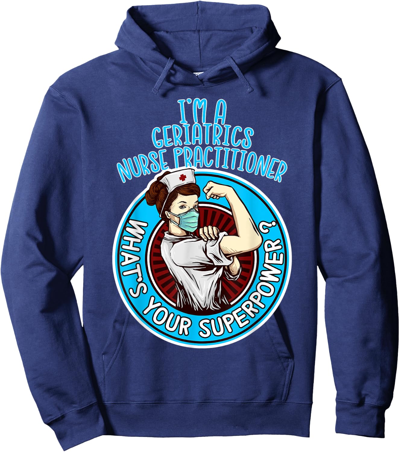 Geriatrics Nurse Practitioner Shirt Apparel Hoodie - Hoodie | Navy