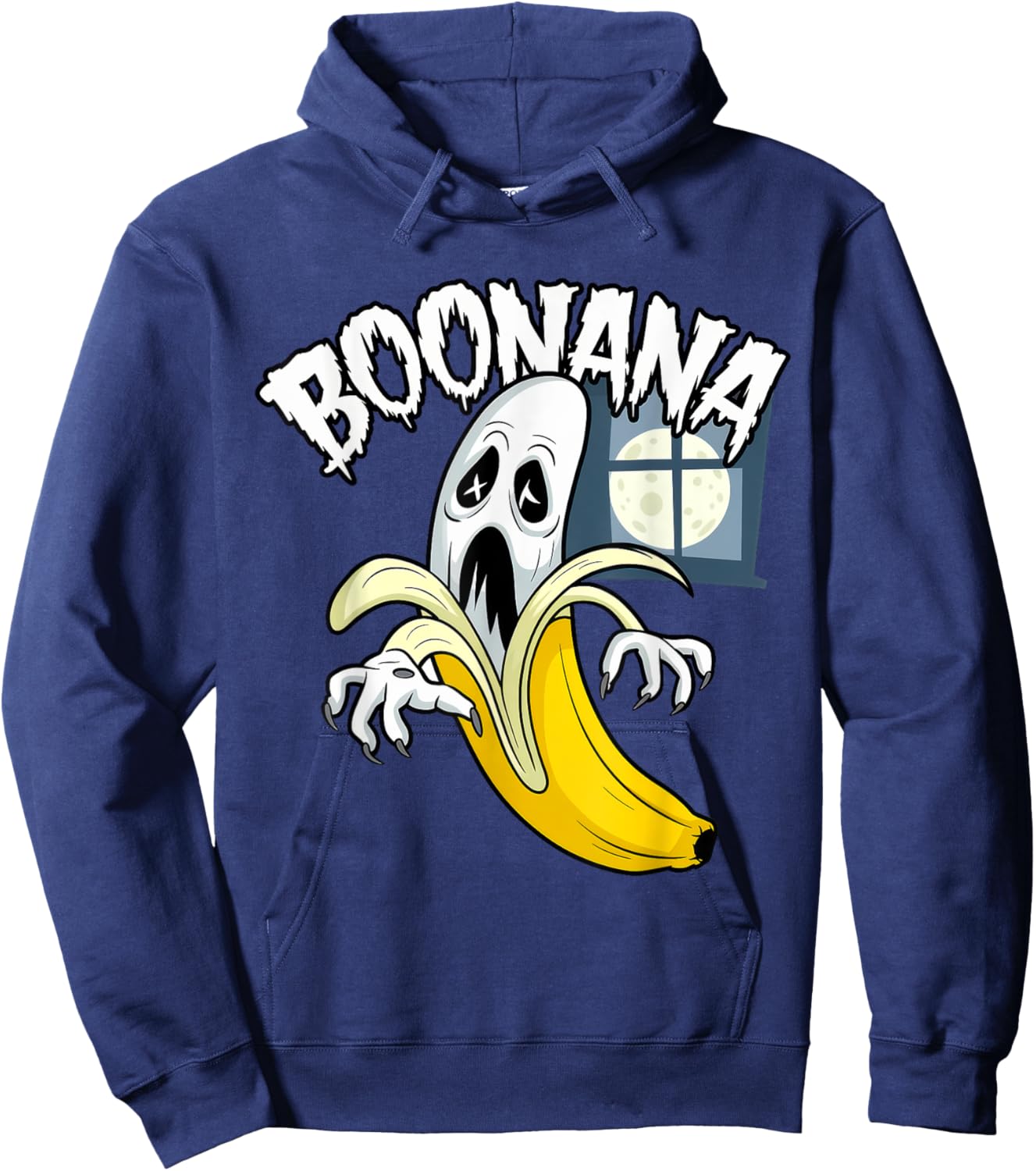 Boonana , Ghost Banana Hoodie - Hoodie | Navy