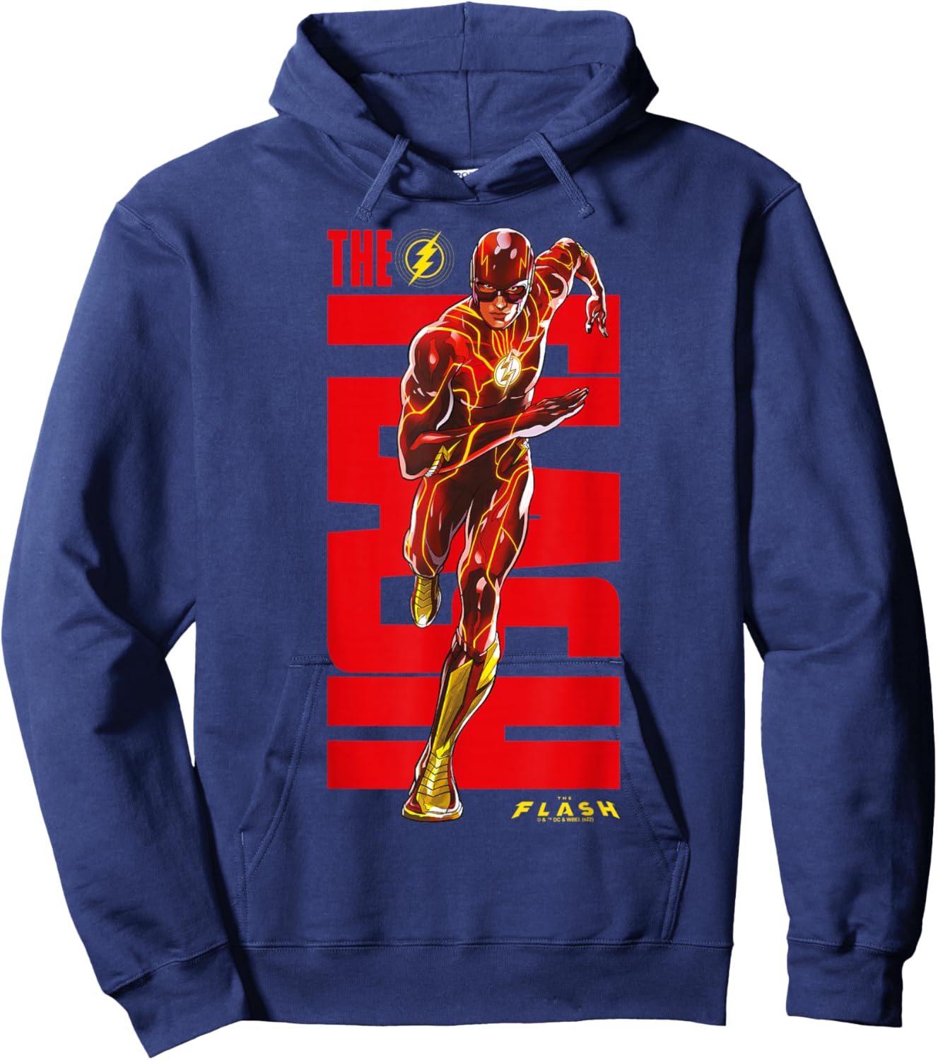 The Flash Running Full Body Portrait Hoodie - Hoodie | Navy