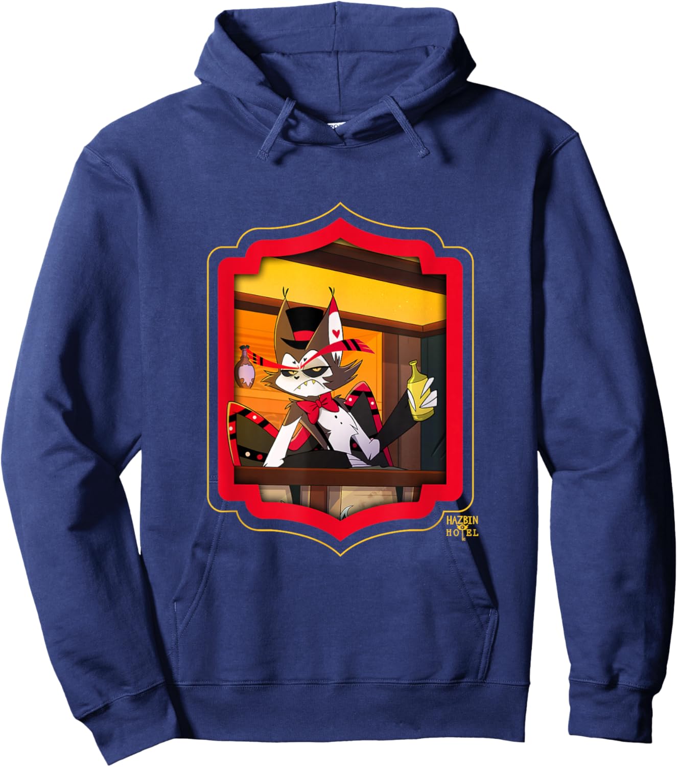 Hazbin Hotel - Husk Hoodie - Hoodie | Navy