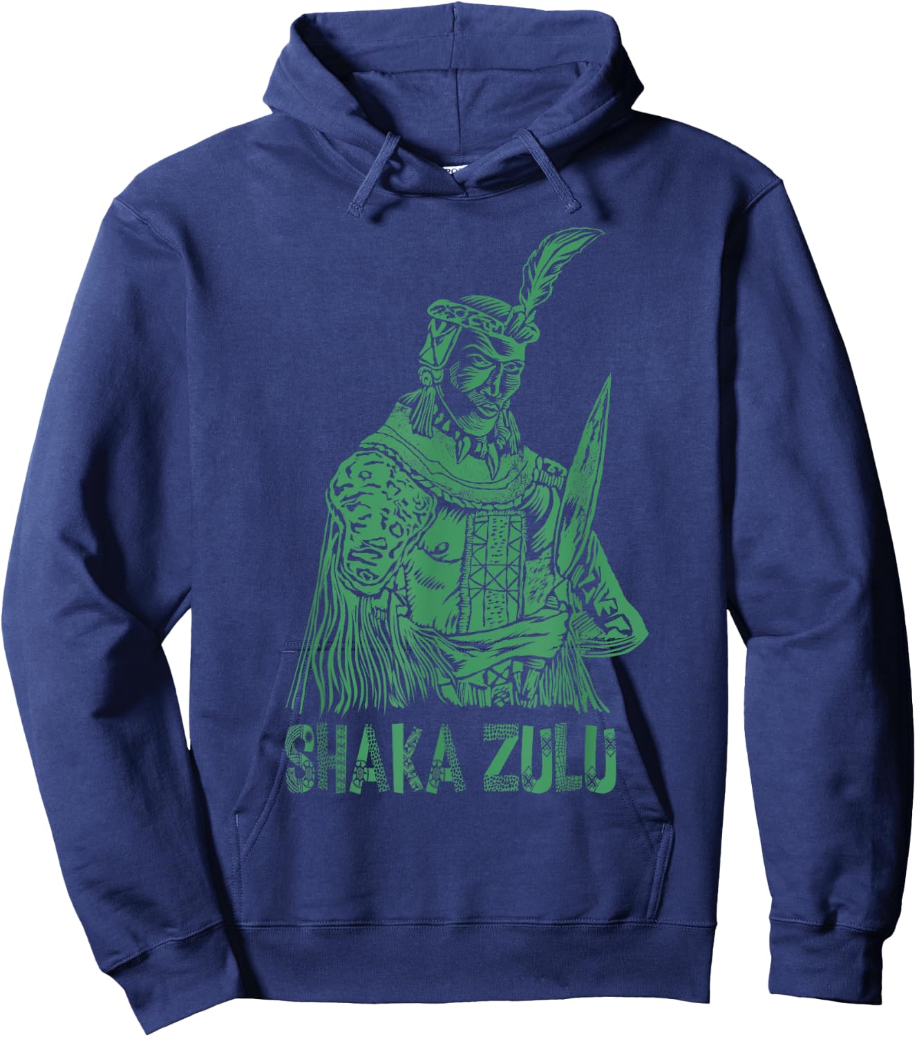 Cool Shaka Zulu African King Pride Funny Gift Women Hoodie - Hoodie | Navy