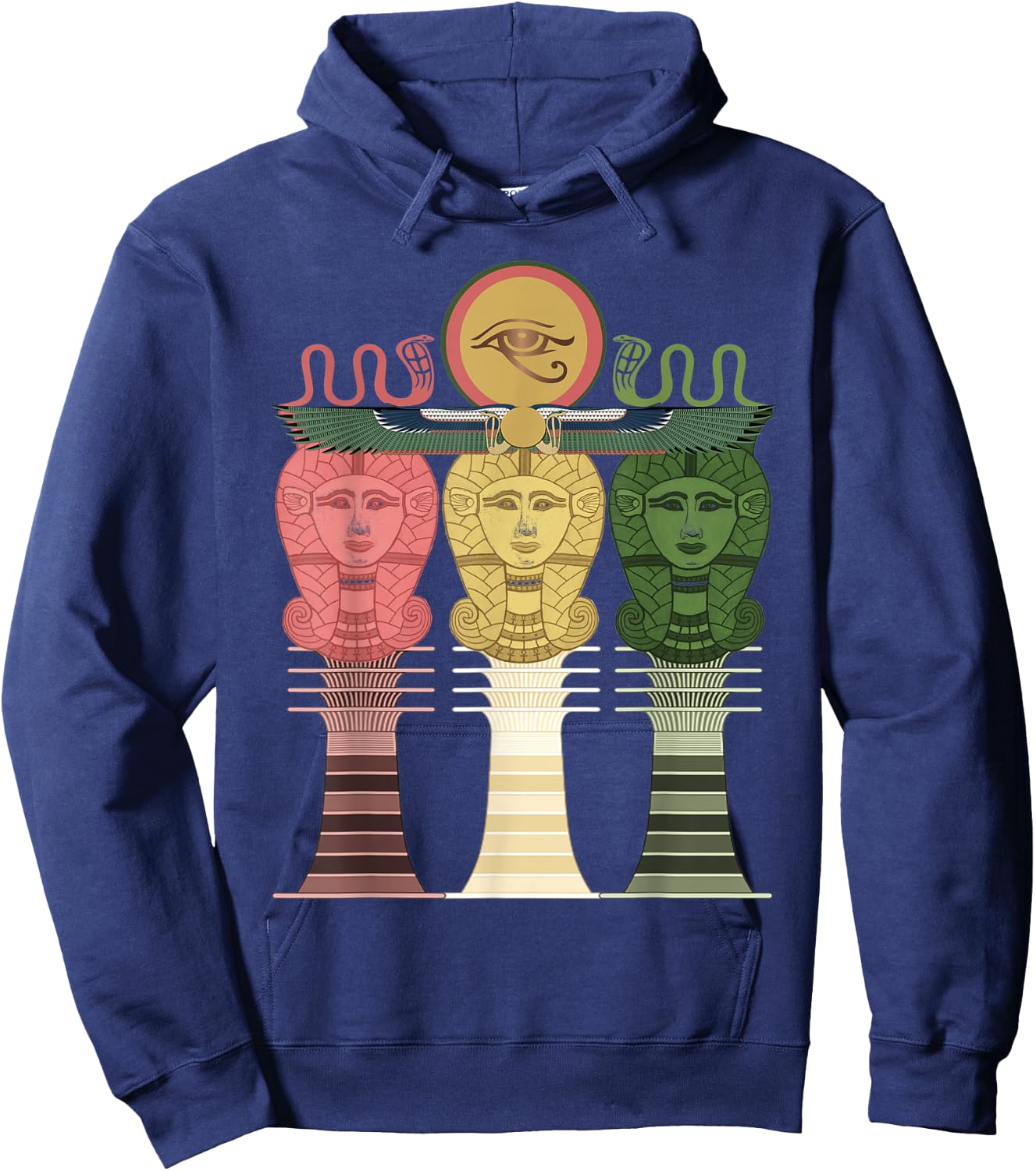 Ancient Egyptian Goddess Hathor Hoodie - Hoodie | Navy