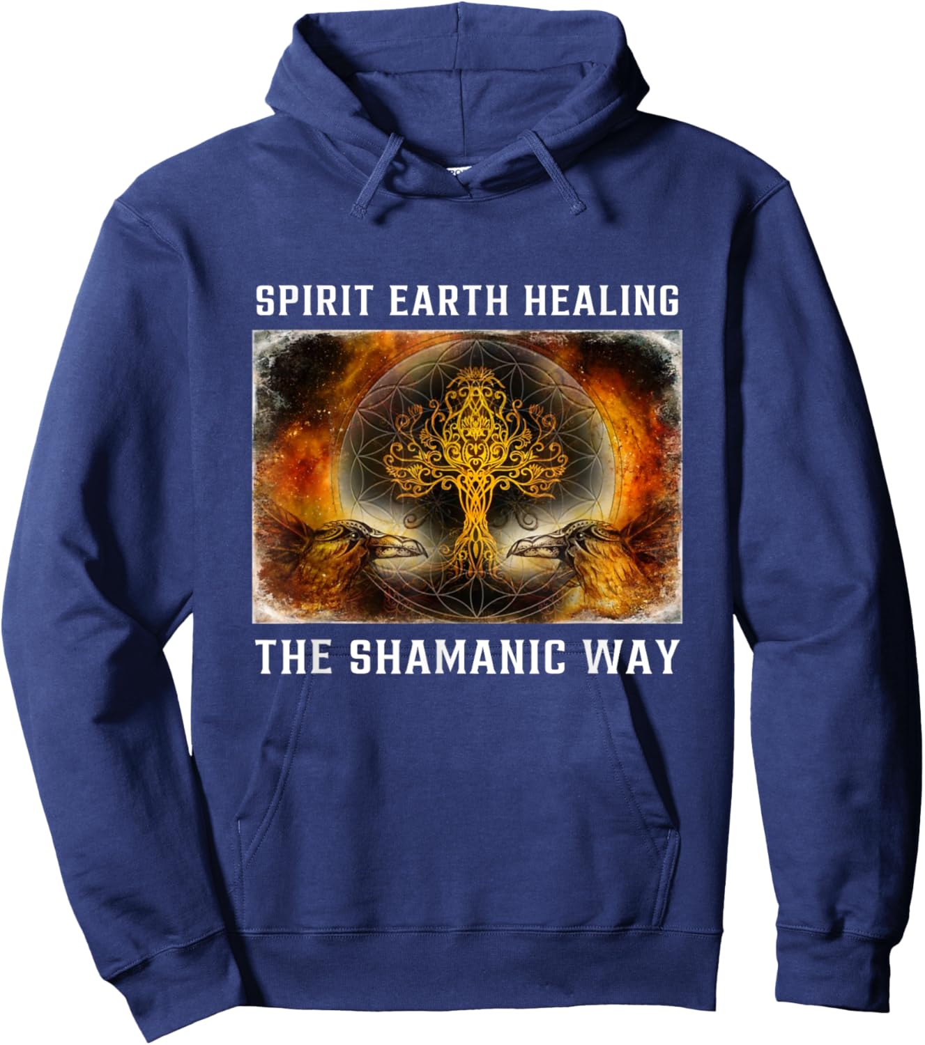 Shamanic Healing Method Spiritual Healer Shaman Hoodie - Hoodie | Navy