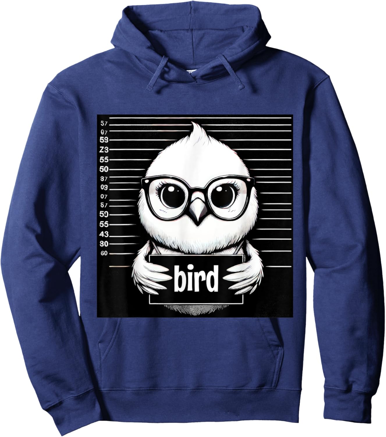 Bird Funny Wanted Bad Bird Prisoner Prison Jail Bird Lover Hoodie - Hoodie | Navy