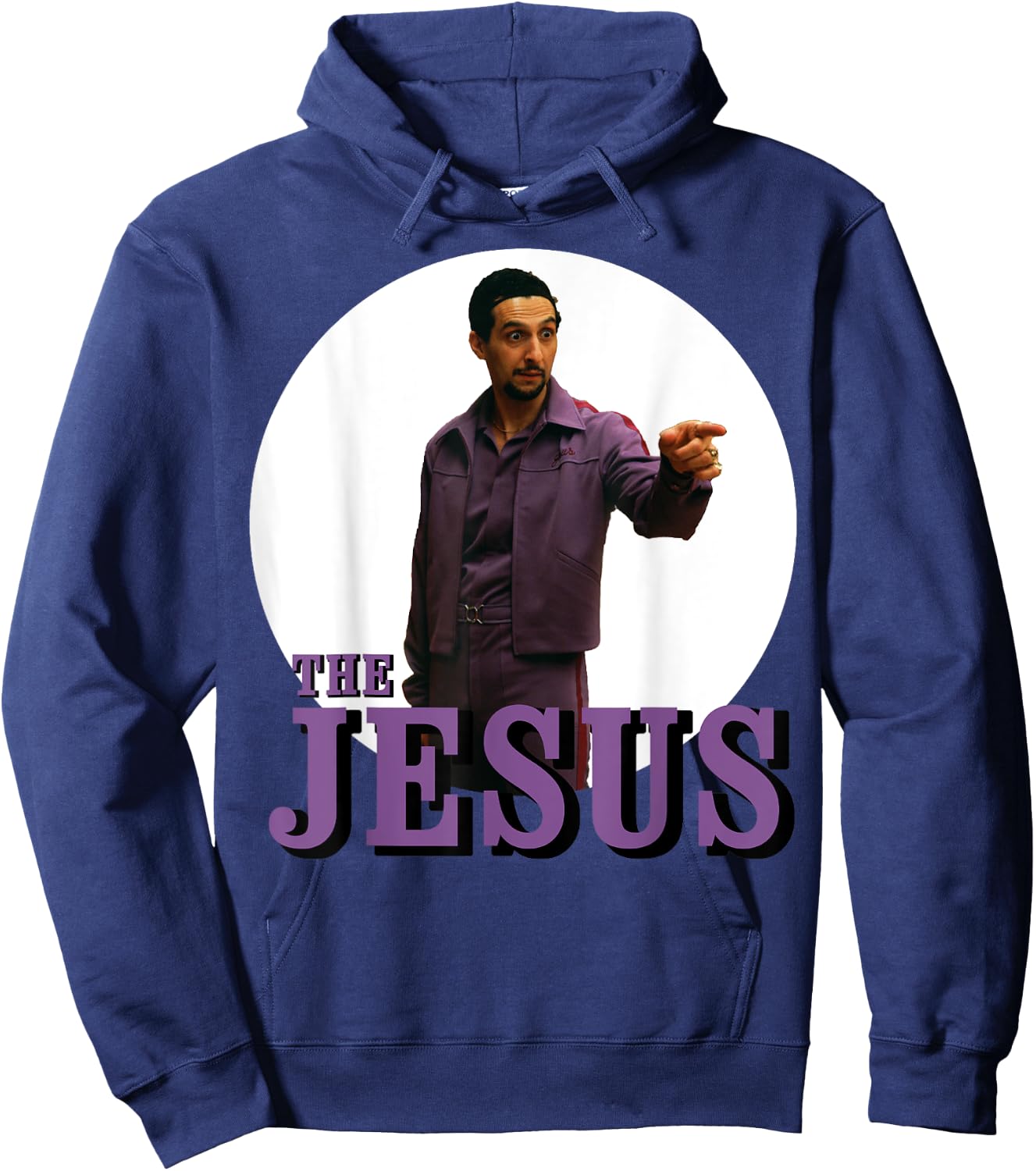 The Big Lebowski The Jesus Circle Logo Graphic Hoodie - Hoodie | Navy
