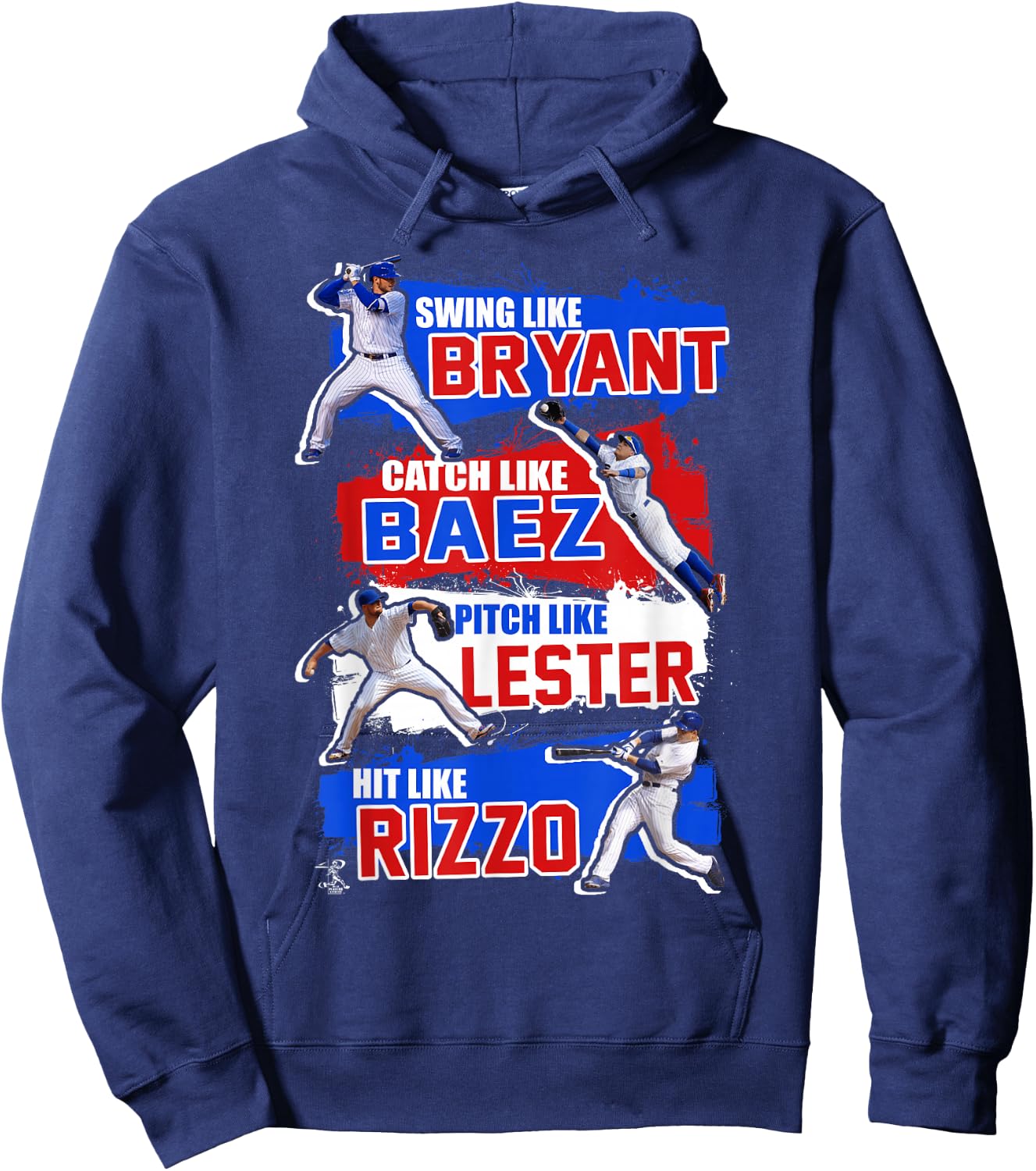 Kris Bryant Swing, Catch, Pitch, And Hit Like The Hoodie - Hoodie | Navy