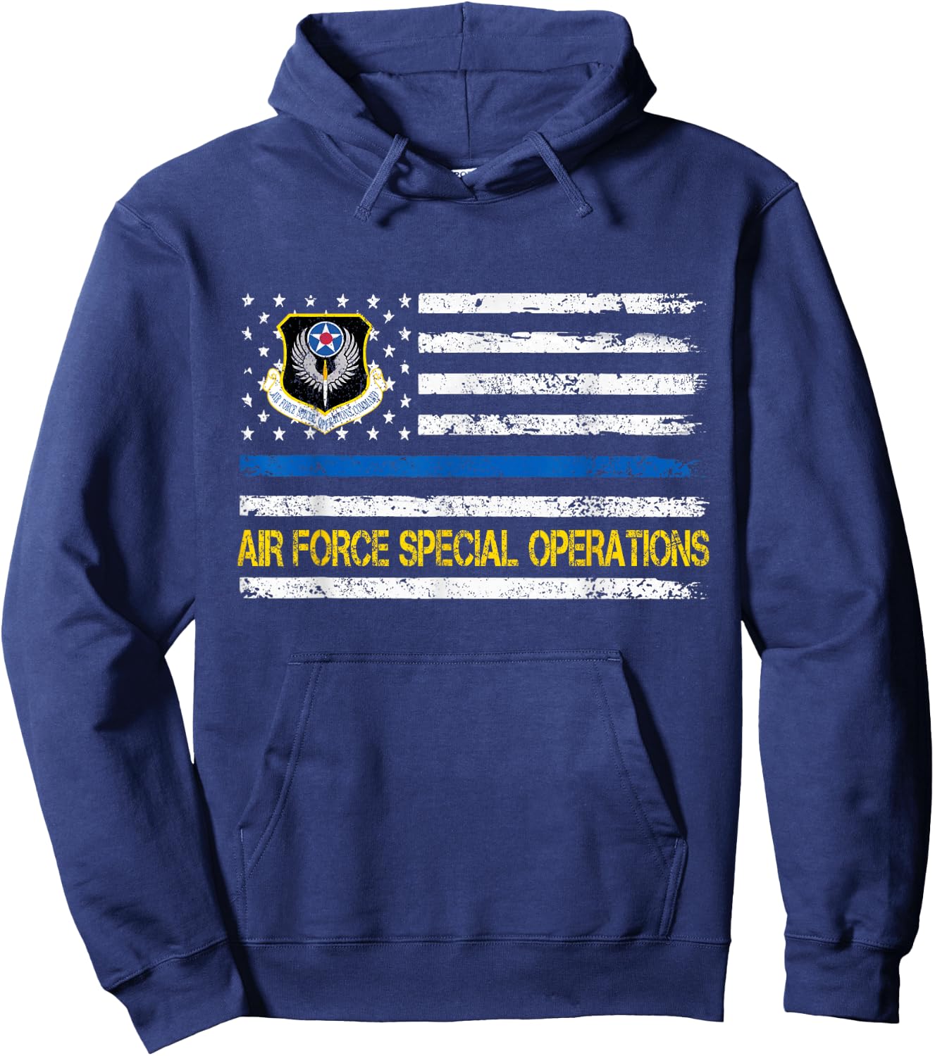 Air Force Special Operations Veteran Shirt 4th Of July Gift Hoodie - Hoodie | Navy
