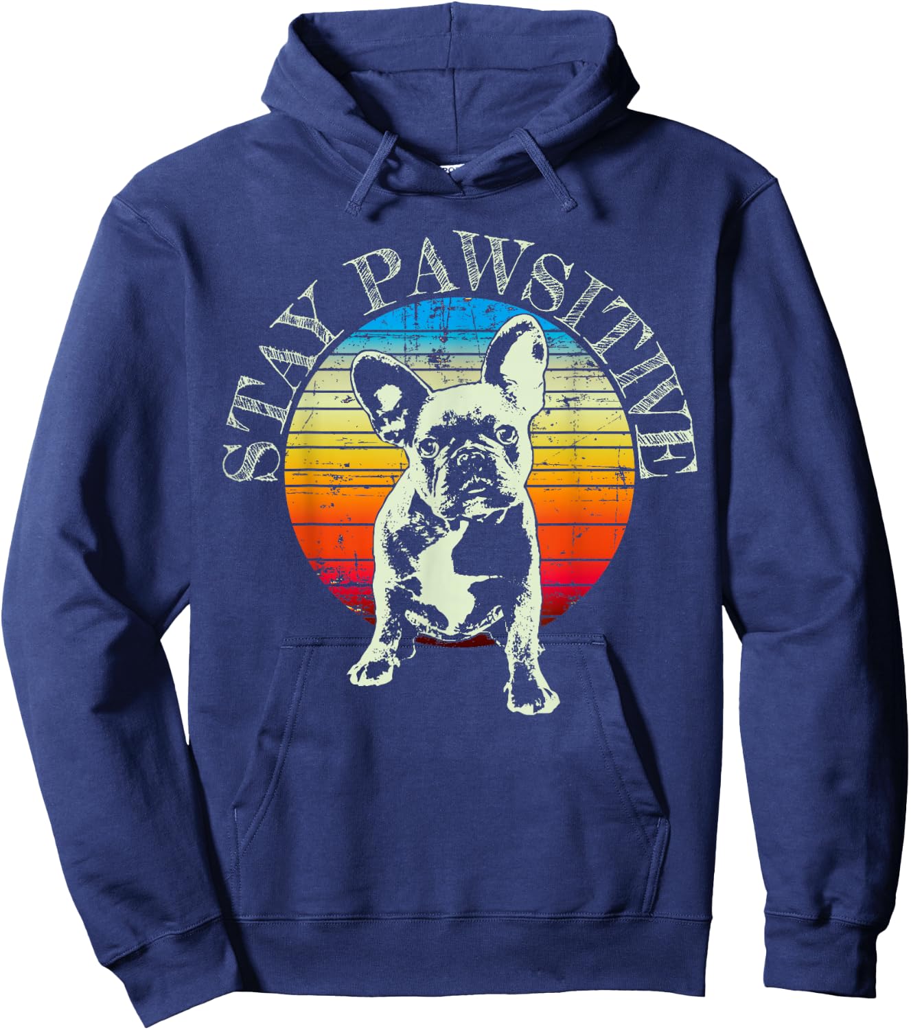 French Bulldog Frenchie Dog Hoodie - Hoodie | Navy