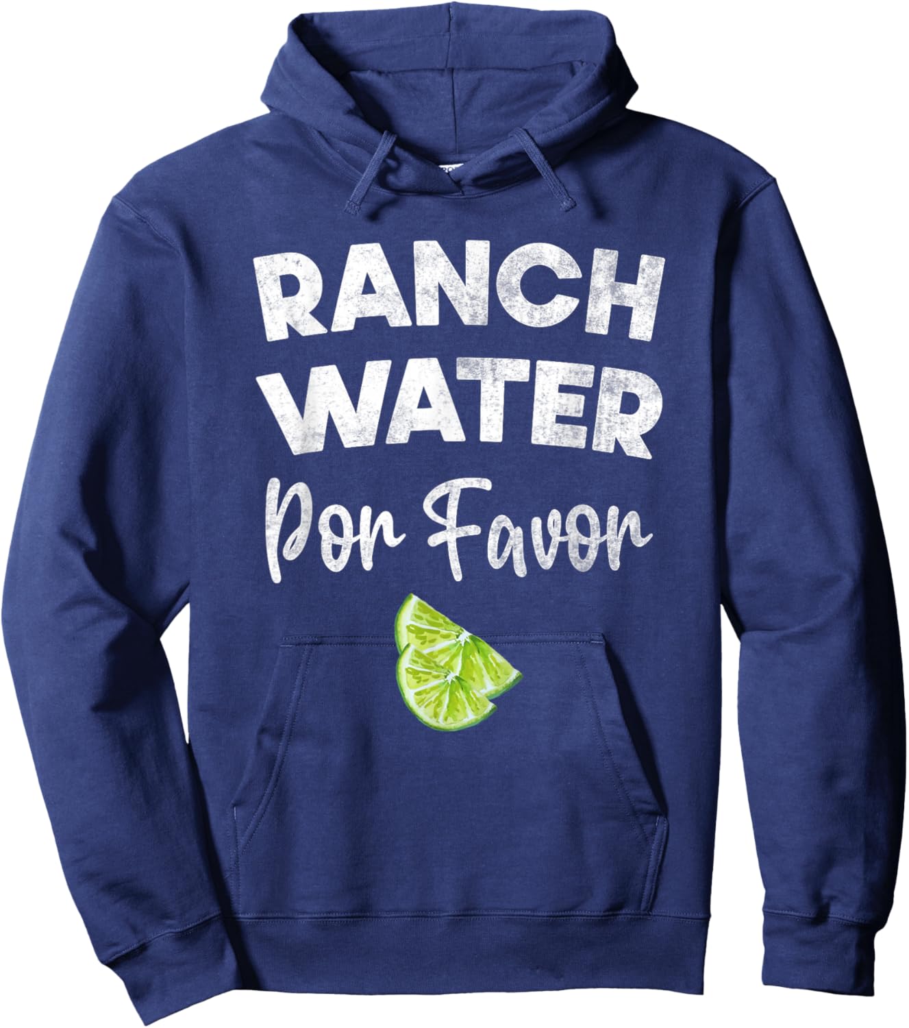 Drink Water Ranch Proud Vintage Texas Pride Hoodie - Hoodie | Navy