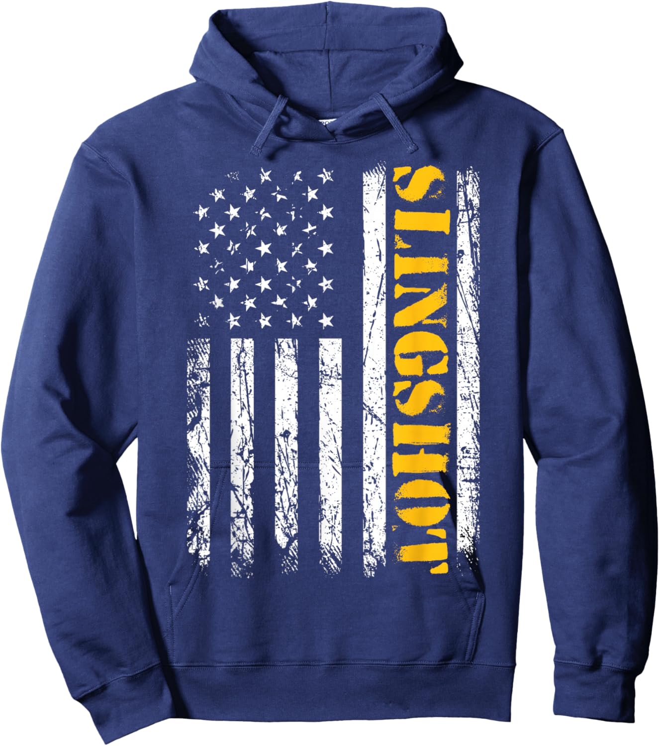 Slingshot Car American Flag Patriotic Sling shot Hoodie - Hoodie | Navy
