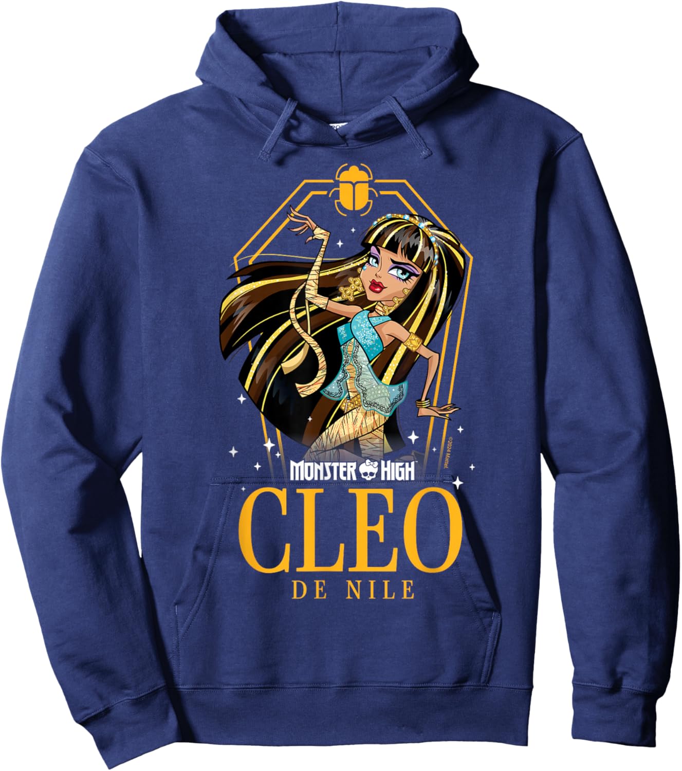 Monster High - Cleo De Nile Coffin And Scarab Hoodie - Hoodie | Navy