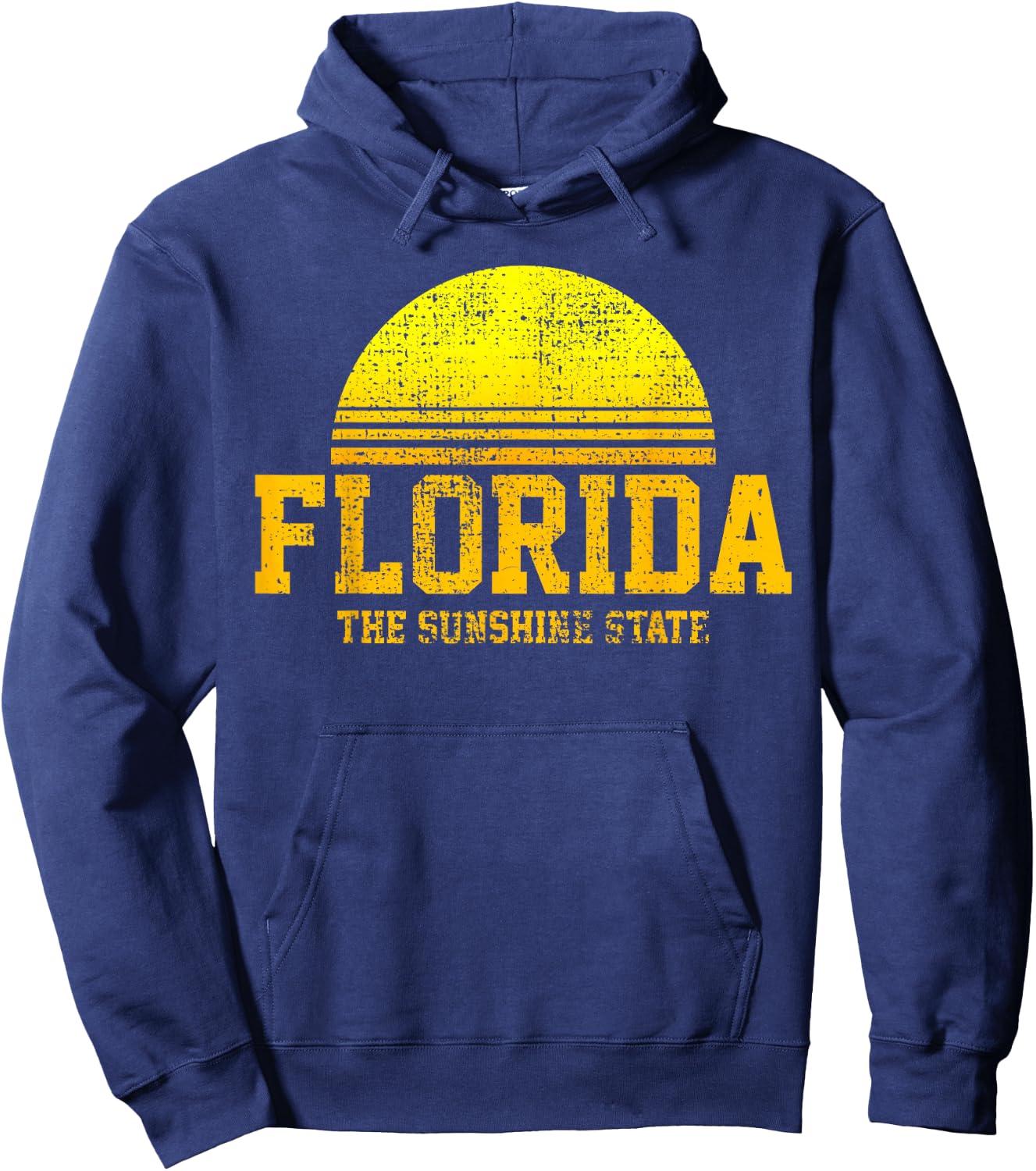 Florida Vintage Retro The USA US State Gift Hoodie - Hoodie | Navy