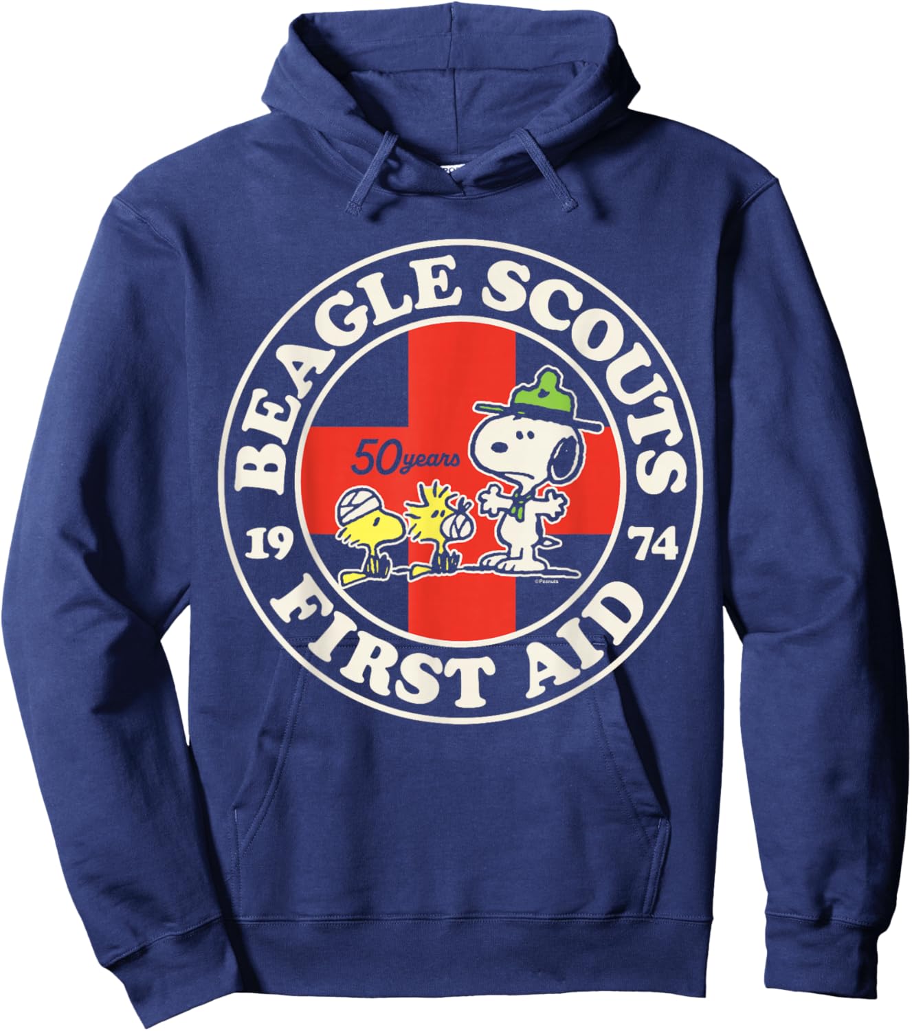Peanuts - Beagle Scouts First Aid Hoodie - Hoodie | Navy