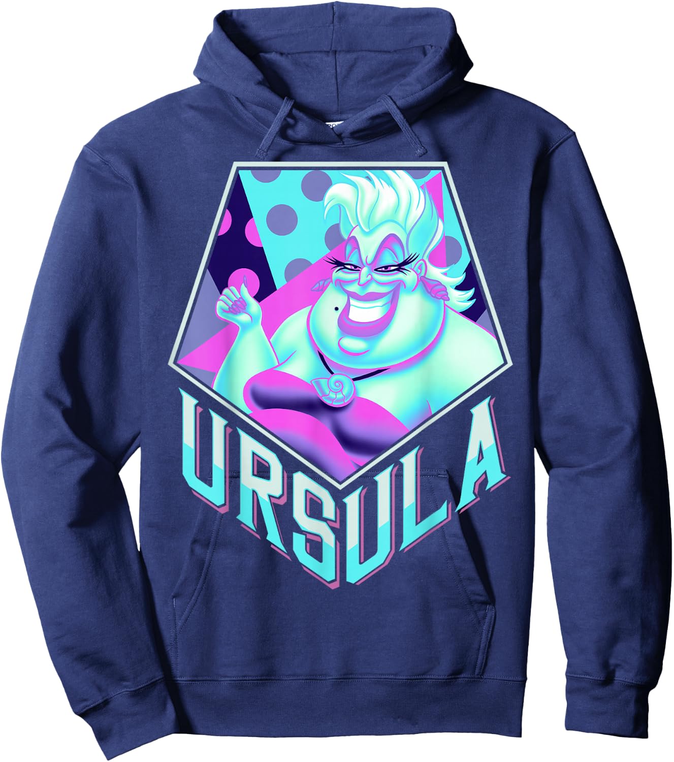 Disney Little Mermaid Ursula Pop Art Graphic Hoodie - Hoodie | Navy
