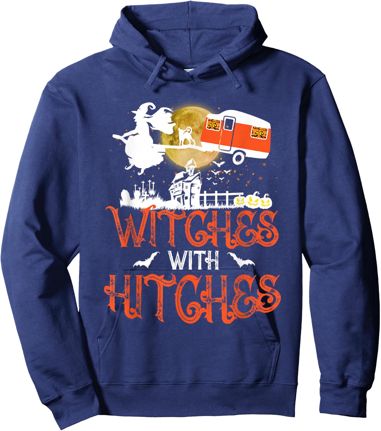 Witches With Hitches Hoodie - Hoodie | Navy