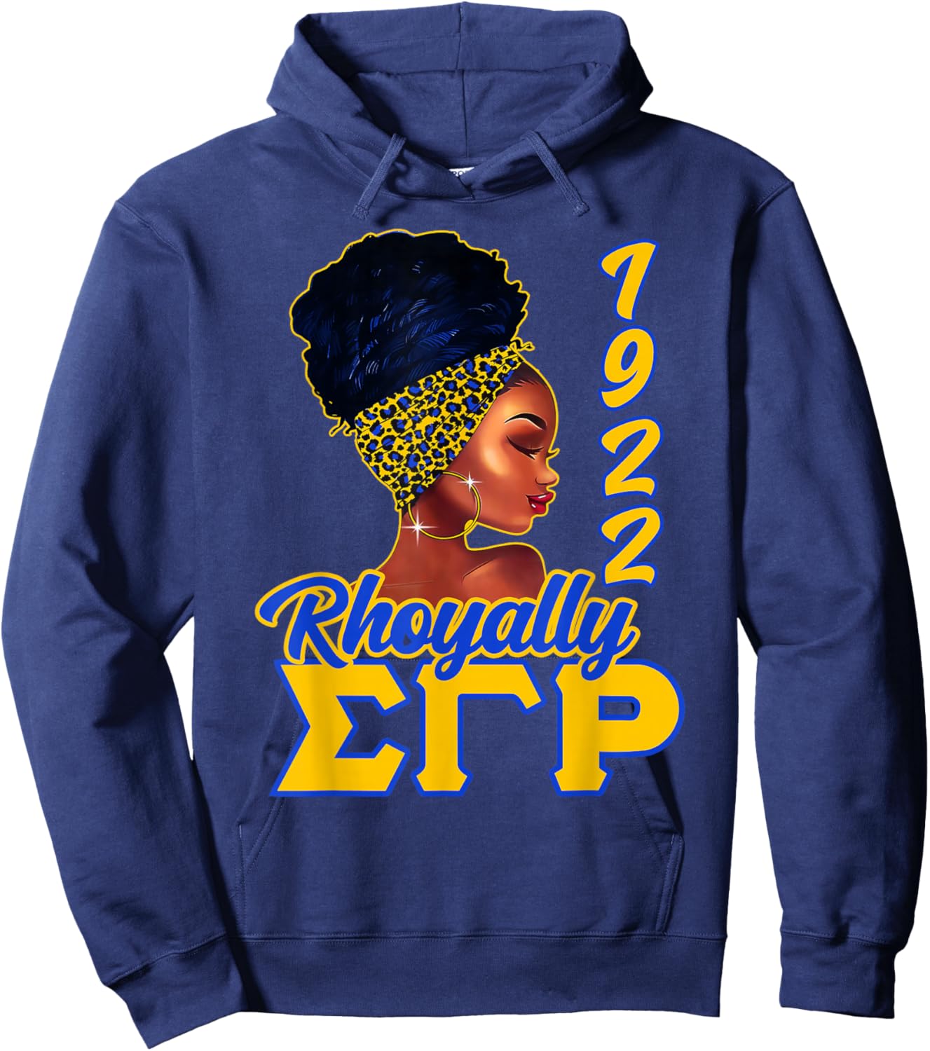 Sigma Gamma Rho Sorority HBCU Black History Girl Hoodie - Hoodie | Navy