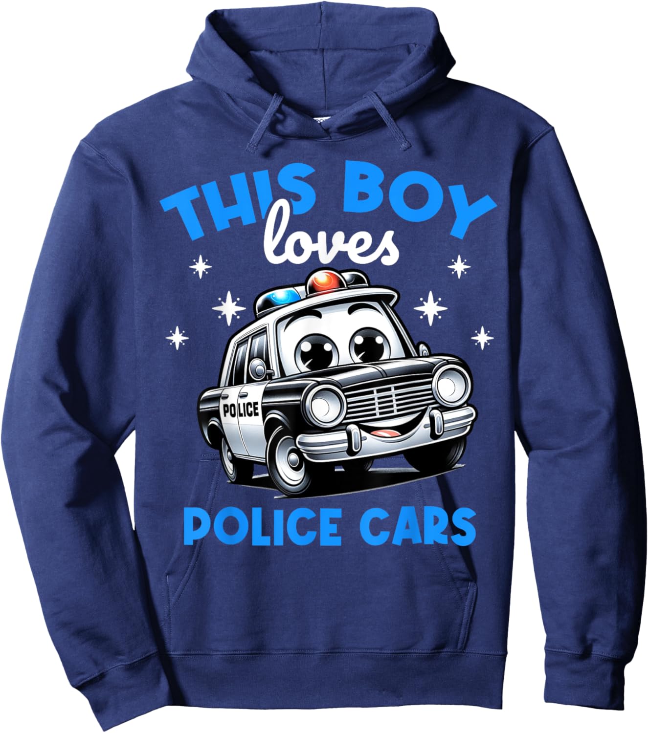 Kids Police Officer Product Costume For Boys And Girls Hoodie - Hoodie | Navy