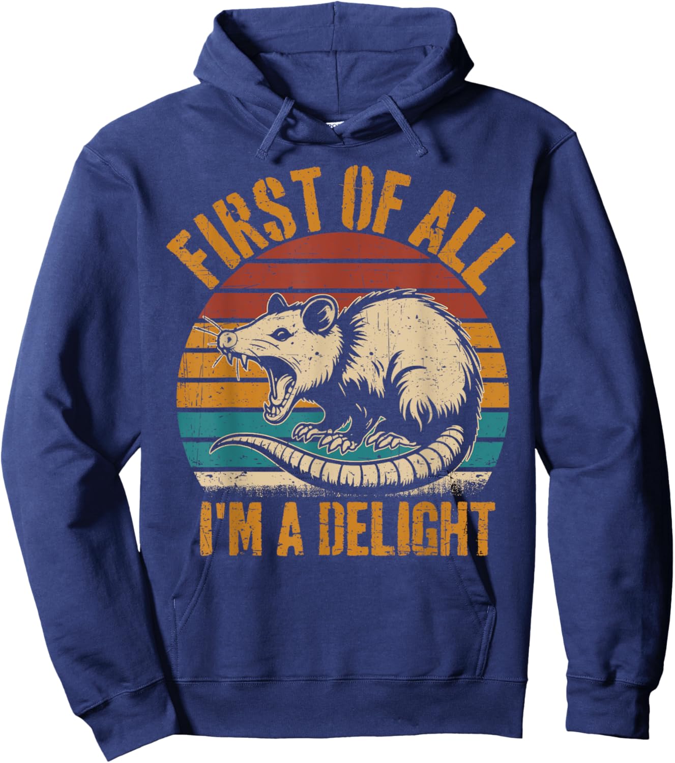 Opossum First Of All Im A Delight Possum Gifts Women Hoodie - Hoodie | Navy