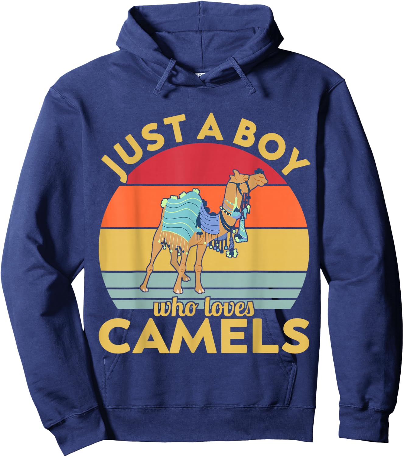 Just a Boy who loves Camels Hoodie - Hoodie | Navy