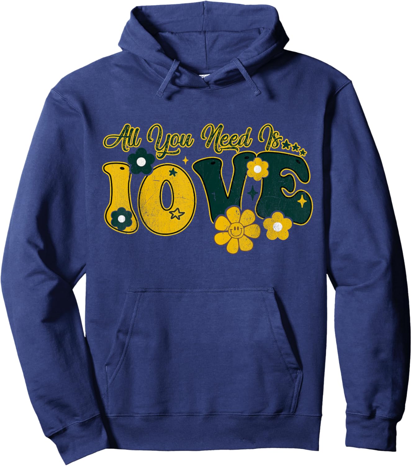 Valentine's Day All You Need Is 10ve Love Funny Men Women Hoodie - Hoodie | Navy