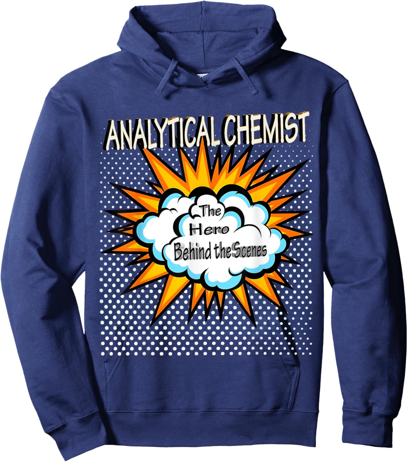 Analytical Chemist - Job Funny Hero Hoodie - Hoodie | Navy