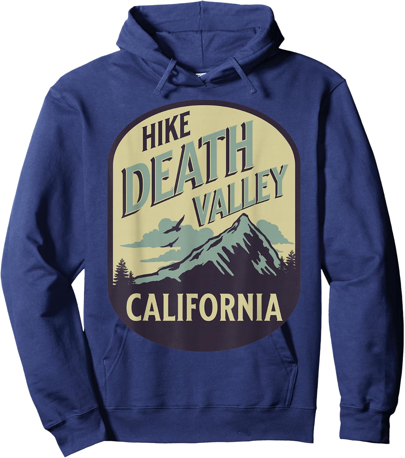 Death Valley California Nature Hike Mountain Outdoors Hoodie - Hoodie | Navy
