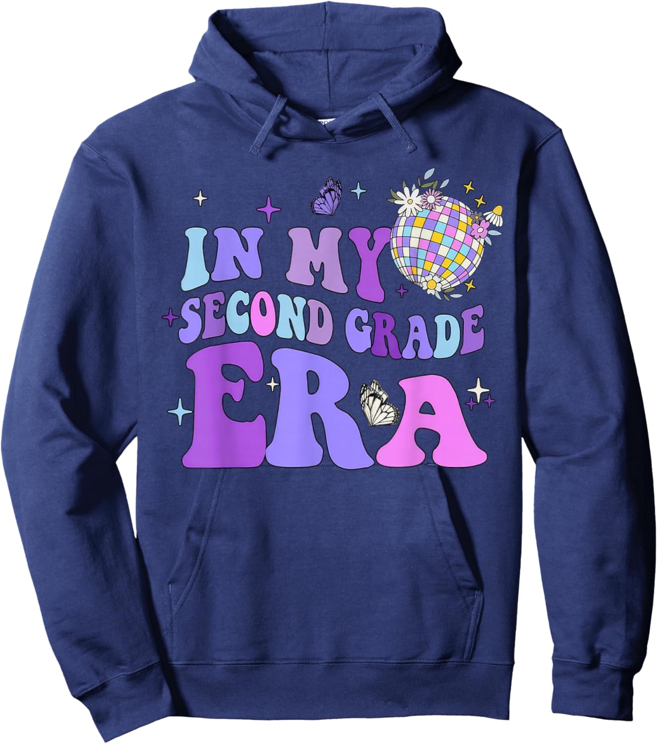 In My Second Grade Era 2nd Grade Back To School Hoodie - Hoodie | Navy
