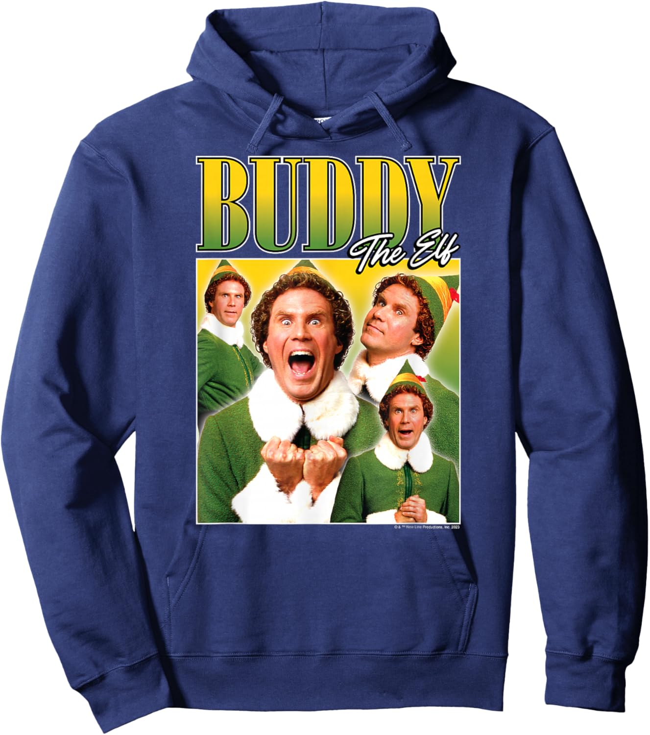 Elf - Buddy The Elf Hoodie - Hoodie | Navy