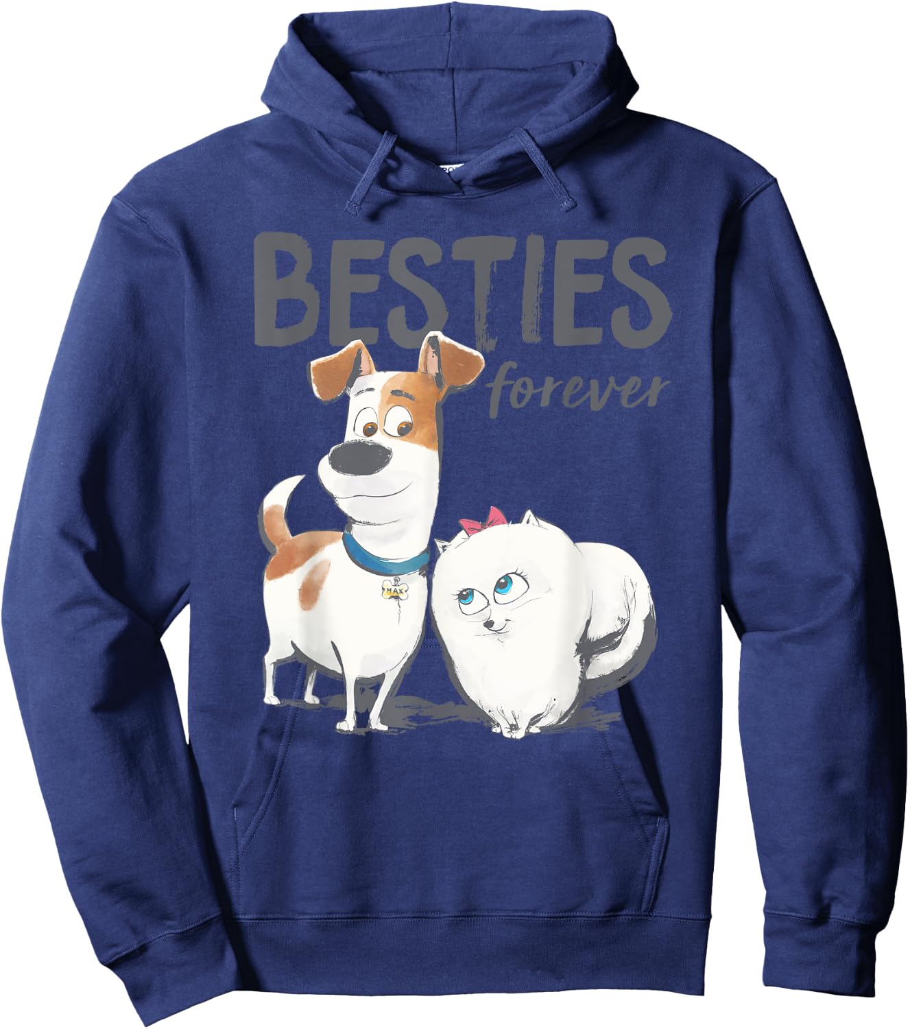 Pets 2 Max and Gidget Best Friends Hoodie - Hoodie | Navy