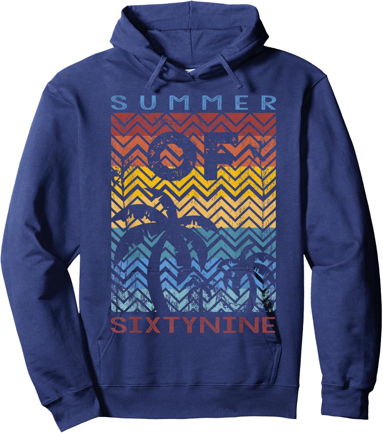 50th Birthday T Shirt Summer of 69 Gift Mom Daddy Hoodie - Hoodie | Navy