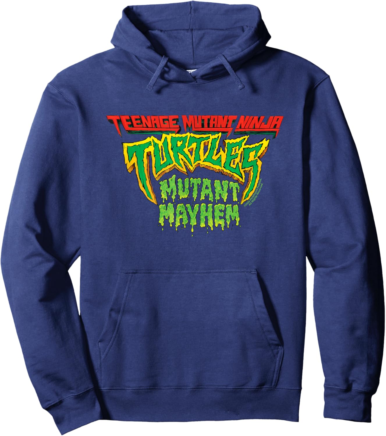 Teenage Mutant Ninja Turtles: Mutant Mayhem Logo Hoodie - Hoodie | Navy