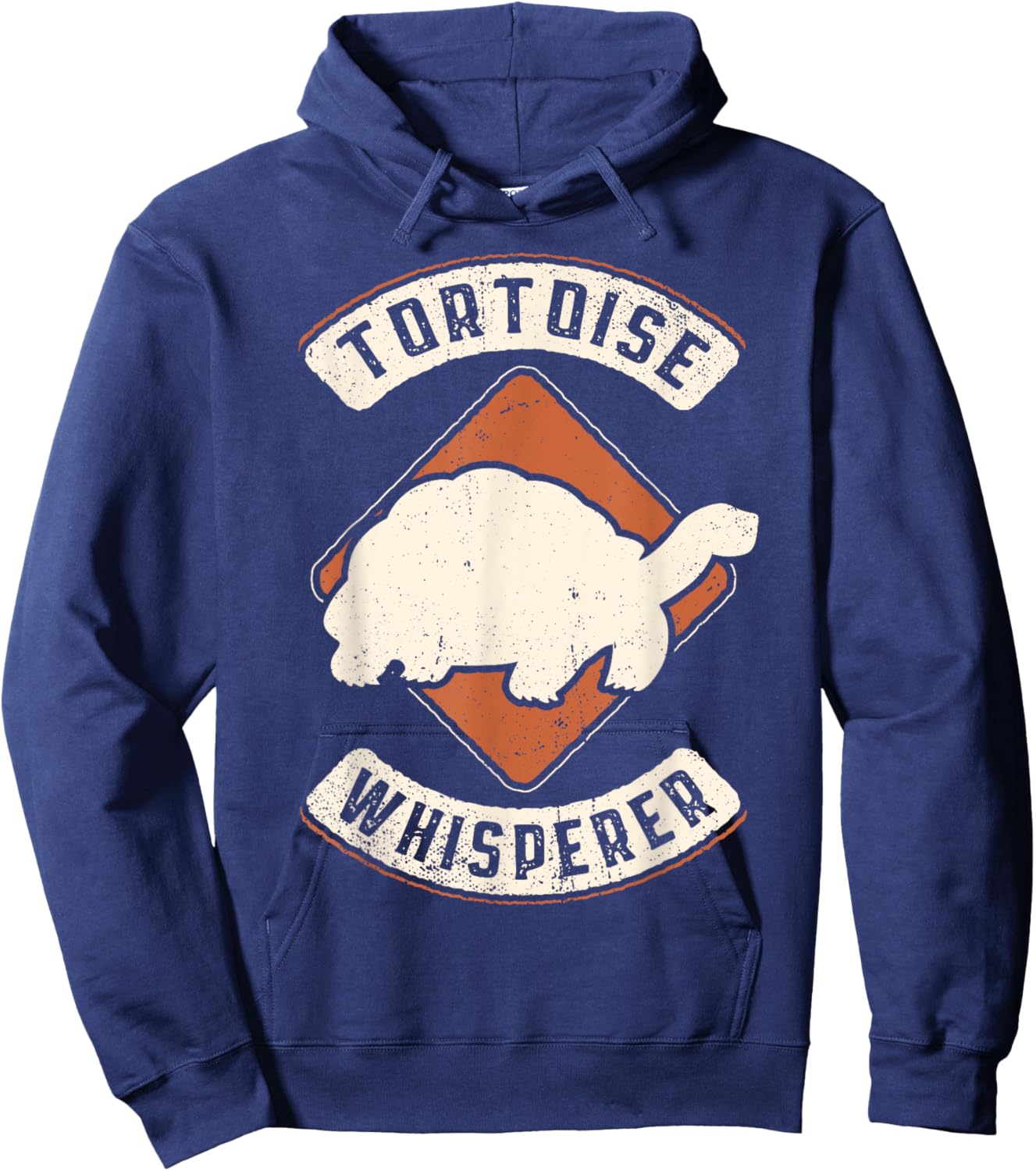 Tortoise Whisperer Vintage Classic Retro Animal Love Hoodie - Hoodie | Navy