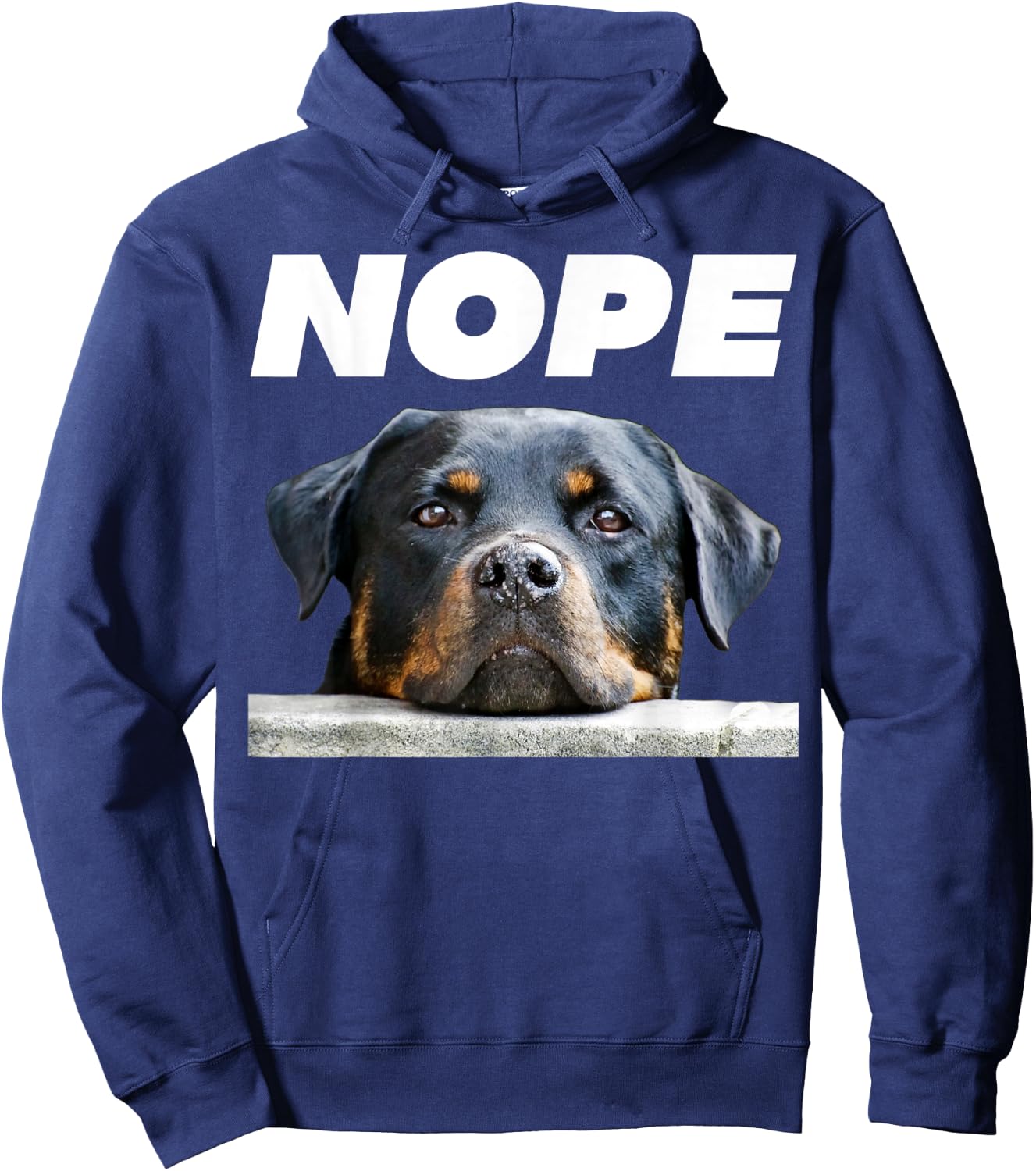 Rotweiller Nope Rottie Face Not Today Love My Rottweiler Dog Women Hoodie - Hoodie | Navy