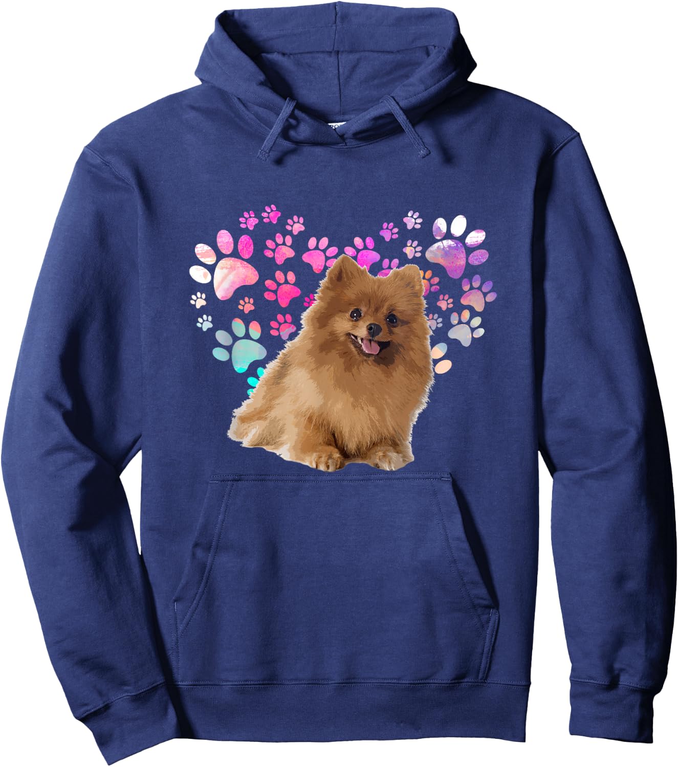 Love Pomeranian Hoodie - Hoodie | Navy