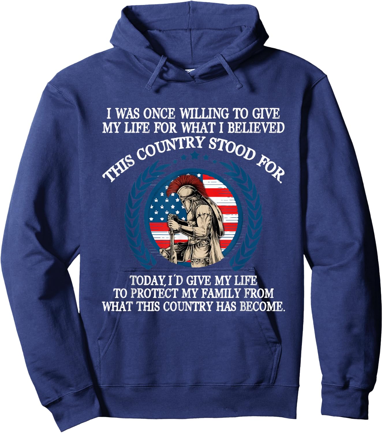 I Was Once Willing To Give My Life For What Hoodie - Hoodie | Navy