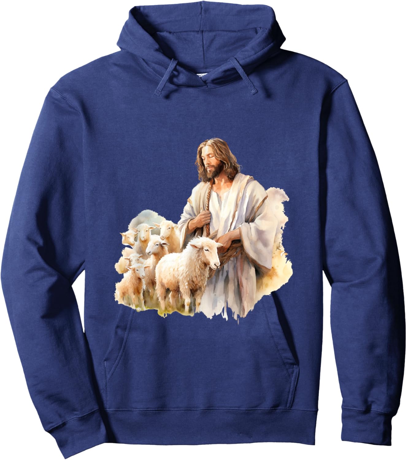 Lord Jesus Son of God Hope Lamb Church Sheep Peace Hoodie - Hoodie | Navy