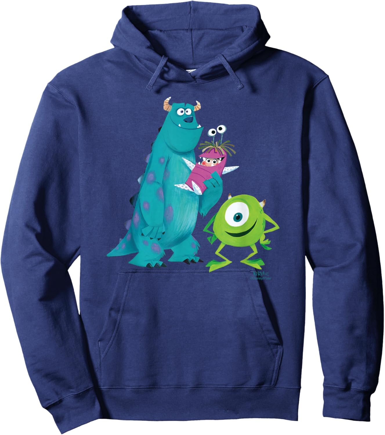 Disney & Pixar’s Monsters, Inc. Sulley Mike Boo Concept Art Hoodie - Hoodie | Navy